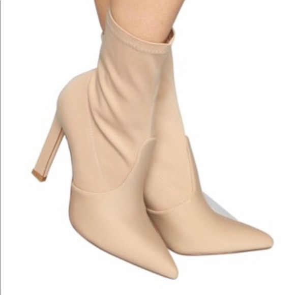 Cape Robbin Shoes - Cape Robbin Nude Booties
